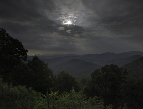 Moonrise at Cherry Cove Overlook – Blue Ridge Parkway